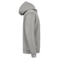 Grey Melange - Side - Clique Childrens-Kids Basic Active Hoodie