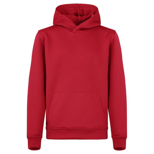Red - Front - Clique Childrens-Kids Basic Active Hoodie