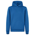 Royal Blue - Front - Clique Childrens-Kids Basic Active Hoodie