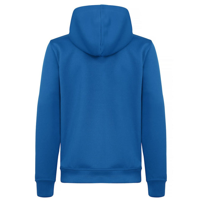 Royal Blue - Back - Clique Childrens-Kids Basic Active Hoodie