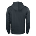 Black - Back - Clique Mens Basic Active Full Zip Hoodie