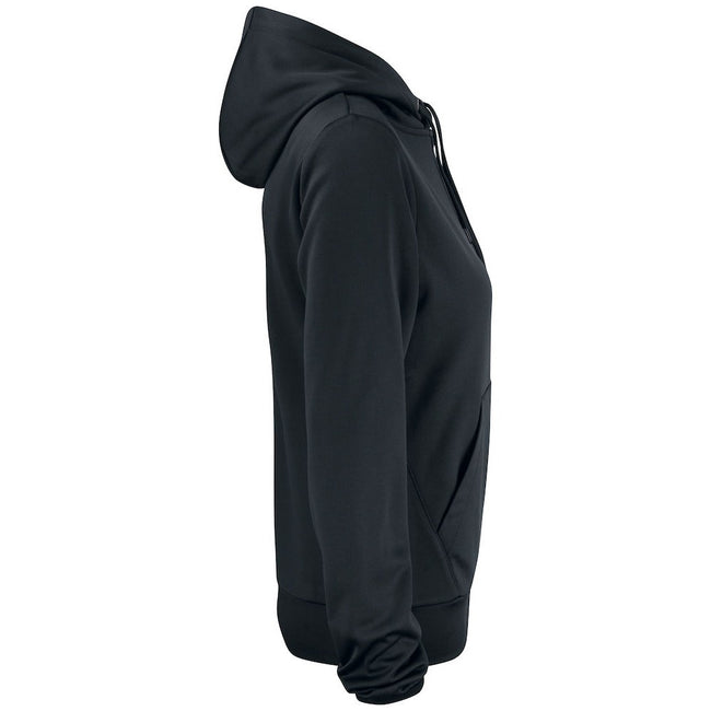 Black - Side - Clique Womens-Ladies Oakdale Hoodie