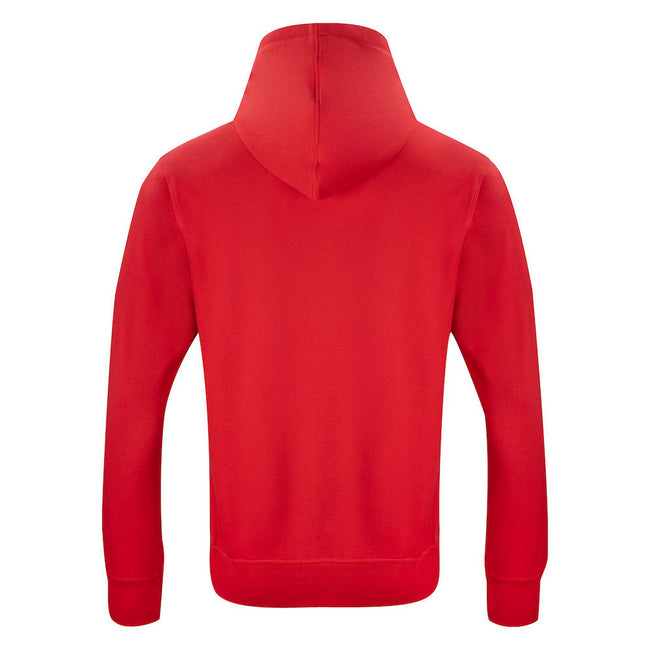 Red - Back - Clique Mens Classic Full Zip Hoodie