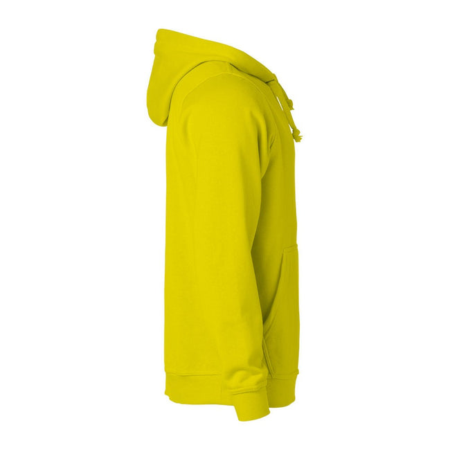 Visibility Yellow - Side - Clique Unisex Adult Basic Hoodie