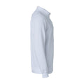 White - Lifestyle - Clique Unisex Adult Basic Half Zip Sweatshirt
