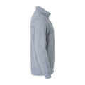 Grey Melange - Lifestyle - Clique Unisex Adult Basic Half Zip Sweatshirt