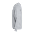 Ash - Side - Clique Unisex Adult Basic Round Neck Sweatshirt