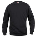 Black - Front - Clique Unisex Adult Basic Round Neck Sweatshirt