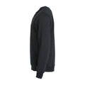 Black - Side - Clique Unisex Adult Basic Round Neck Sweatshirt