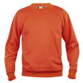 Blood Orange - Front - Clique Unisex Adult Basic Round Neck Sweatshirt
