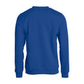 Blue - Back - Clique Unisex Adult Basic Round Neck Sweatshirt