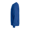 Blue - Side - Clique Unisex Adult Basic Round Neck Sweatshirt