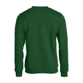 Bottle Green - Back - Clique Unisex Adult Basic Round Neck Sweatshirt