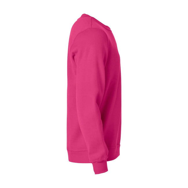 Bright Cerise - Lifestyle - Clique Unisex Adult Basic Round Neck Sweatshirt