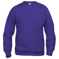 Bright Lilac - Front - Clique Unisex Adult Basic Round Neck Sweatshirt