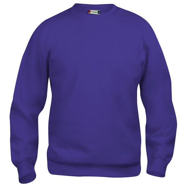 Bright Lilac - Front - Clique Unisex Adult Basic Round Neck Sweatshirt