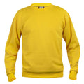 Lemon - Front - Clique Unisex Adult Basic Round Neck Sweatshirt