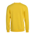 Lemon - Back - Clique Unisex Adult Basic Round Neck Sweatshirt