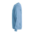 Light Blue - Side - Clique Unisex Adult Basic Round Neck Sweatshirt