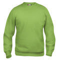 Light Green - Front - Clique Unisex Adult Basic Round Neck Sweatshirt