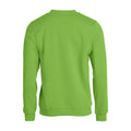 Light Green - Back - Clique Unisex Adult Basic Round Neck Sweatshirt