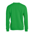 Apple Green - Back - Clique Unisex Adult Basic Round Neck Sweatshirt