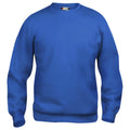 Royal Blue - Front - Clique Unisex Adult Basic Round Neck Sweatshirt