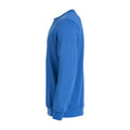 Royal Blue - Side - Clique Unisex Adult Basic Round Neck Sweatshirt