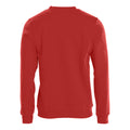 Red - Back - Clique Unisex Adult Basic Round Neck Sweatshirt