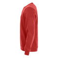 Red - Side - Clique Unisex Adult Basic Round Neck Sweatshirt