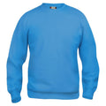 Turquoise - Front - Clique Unisex Adult Basic Round Neck Sweatshirt