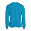 Turquoise - Back - Clique Unisex Adult Basic Round Neck Sweatshirt