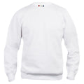 White - Front - Clique Unisex Adult Basic Round Neck Sweatshirt