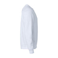 White - Lifestyle - Clique Unisex Adult Basic Round Neck Sweatshirt