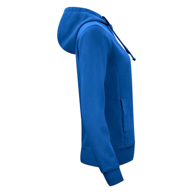 Royal Blue - Side - Clique Womens-Ladies Classic Full Zip Hoodie