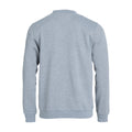 Grey Melange - Back - Clique Childrens-Kids Basic Round Neck Sweatshirt
