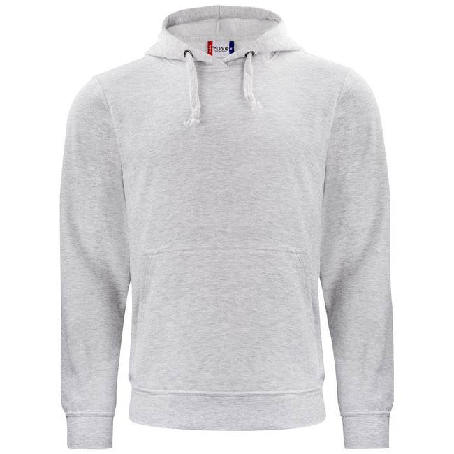 Ash - Front - Clique Unisex Adult Basic Hoodie