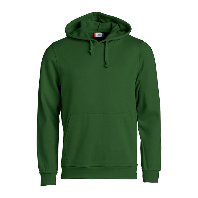 Bottle Green - Front - Clique Unisex Adult Basic Hoodie