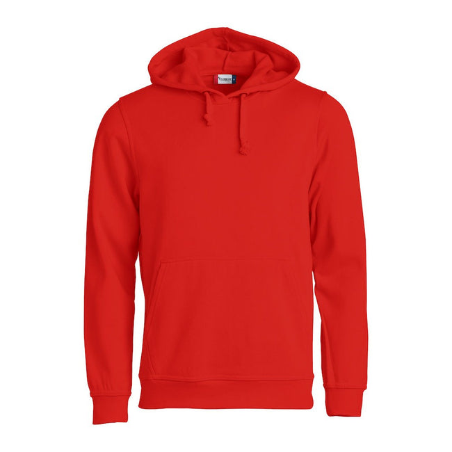 Red - Front - Clique Unisex Adult Basic Hoodie
