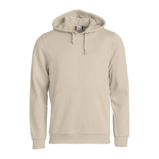 Light Khaki - Front - Clique Unisex Adult Basic Hoodie