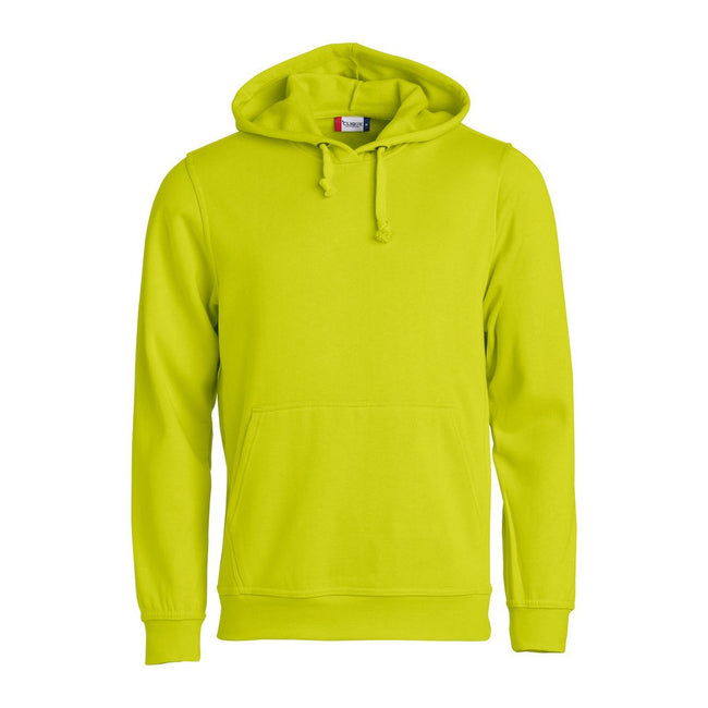 Visibility Green - Front - Clique Unisex Adult Basic Hoodie