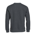Anthracite Melange - Back - Clique Unisex Adult Classic Melange Round Neck Sweatshirt