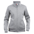 Grey Melange - Front - Clique Womens-Ladies Basic Jacket