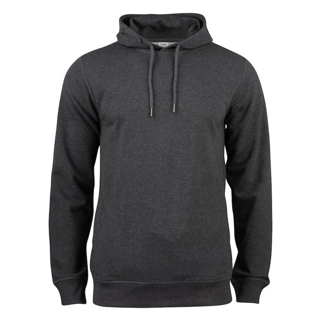 Anthracite Melange - Front - Clique Mens Premium Melange Hoodie
