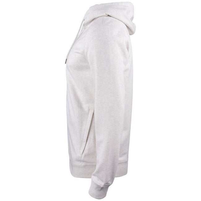 Natural Melange - Side - Clique Mens Premium Organic Cotton Full Zip Hoodie