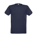 Dark Navy - Front - Clique Mens Stretch T-Shirt