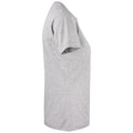 Grey Melange - Side - Clique Womens-Ladies Premium Melange T-Shirt