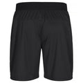 Black - Back - Clique Unisex Adult Plain Active Shorts