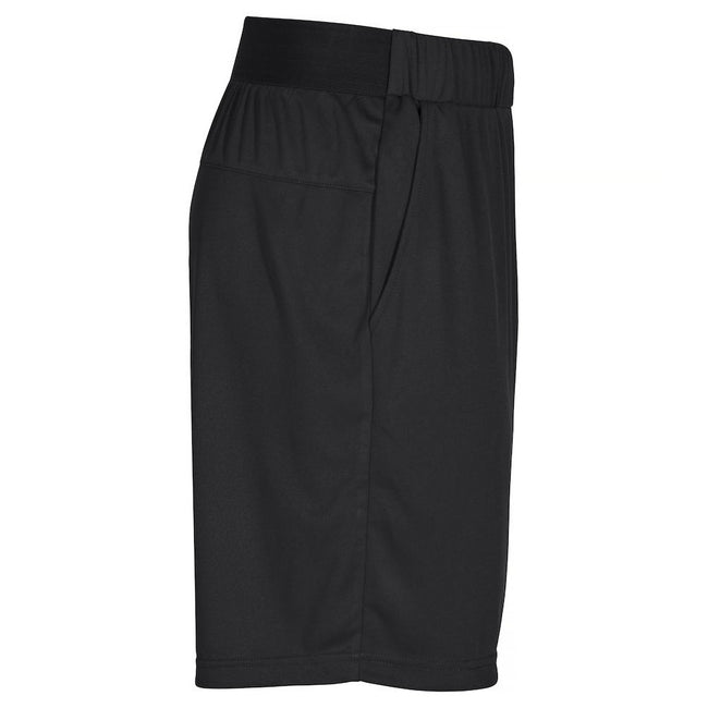 Black - Lifestyle - Clique Unisex Adult Plain Active Shorts