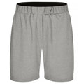Grey Melange - Front - Clique Unisex Adult Plain Active Shorts